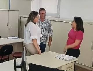 Prefeita eleita Flávia Cheroni visita Prefeitura nesta terça-feira, dia 15 de outubro