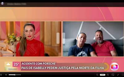 Acidente com Porsche em Maringá é destaque nacional no programa encontro da Rede Globo